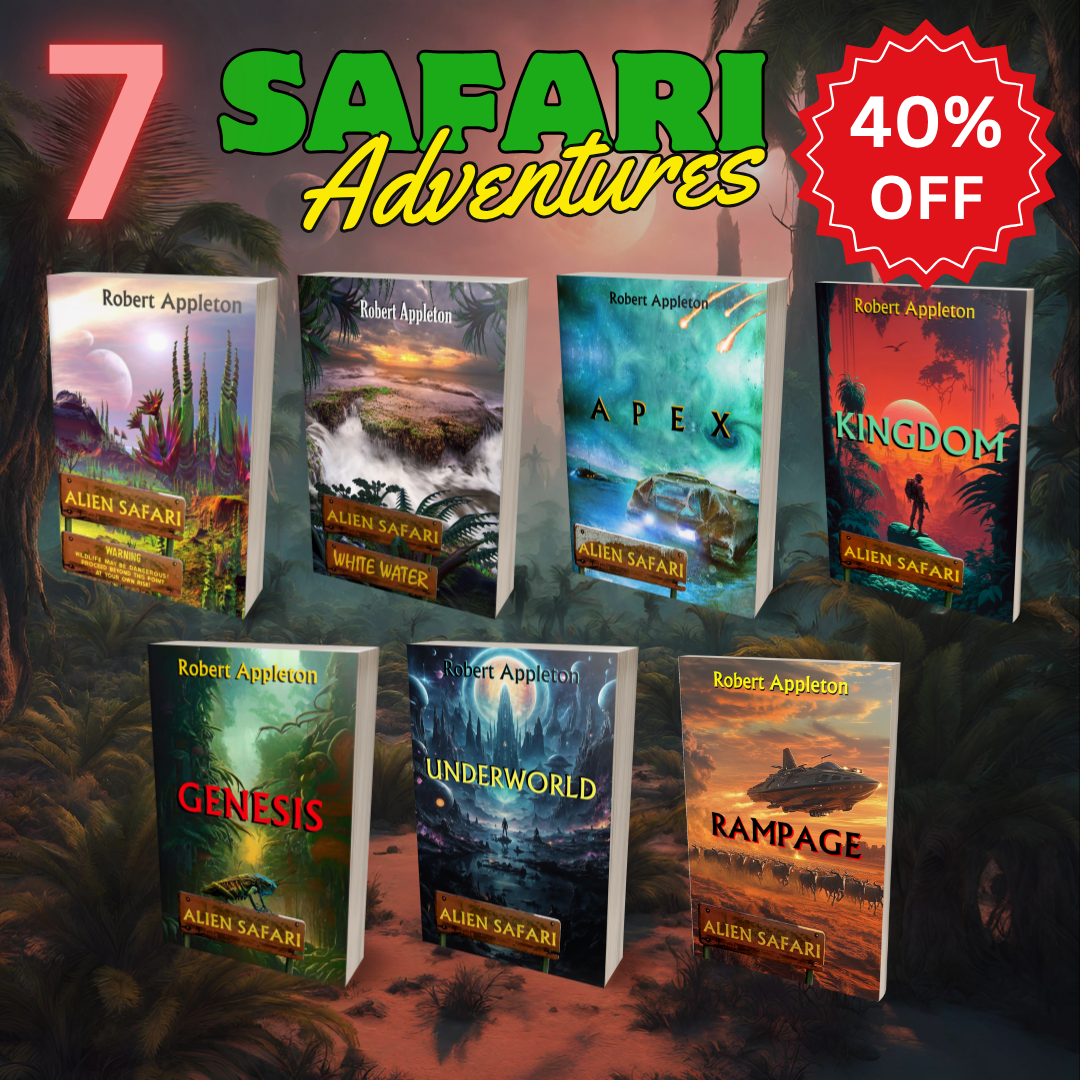 Alien Safari - All-Access Safari Pass (7 Book Bundle) - Paperback Edition